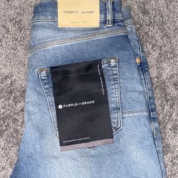 Men’s Size 34 Indigo Purple Jeans 