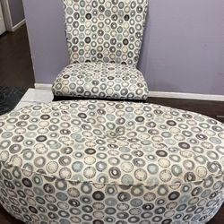  Chair and Ottoman 