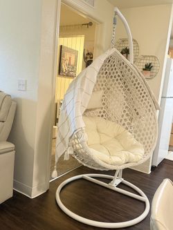Hanging Egg Chair with Stand