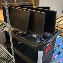 Monitors and keyboards