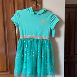 Squishmallow Teal Green Dress M Girls Owl New NWT