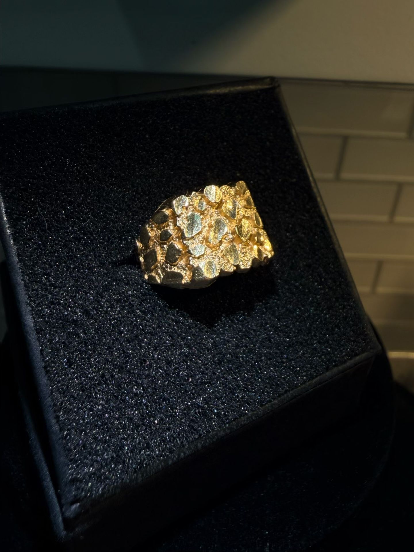 Size 5.5 10k Nugget Ring