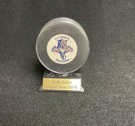 Florida Panthers Inaugural Year Hockey Puck 