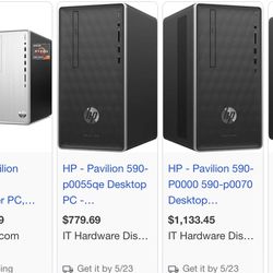 Hp Pavilion 590 Amd Ryzen Pc,keyboard And Mouse,tv Sized Monitor,gaming Headphones,WiFi Extender.
