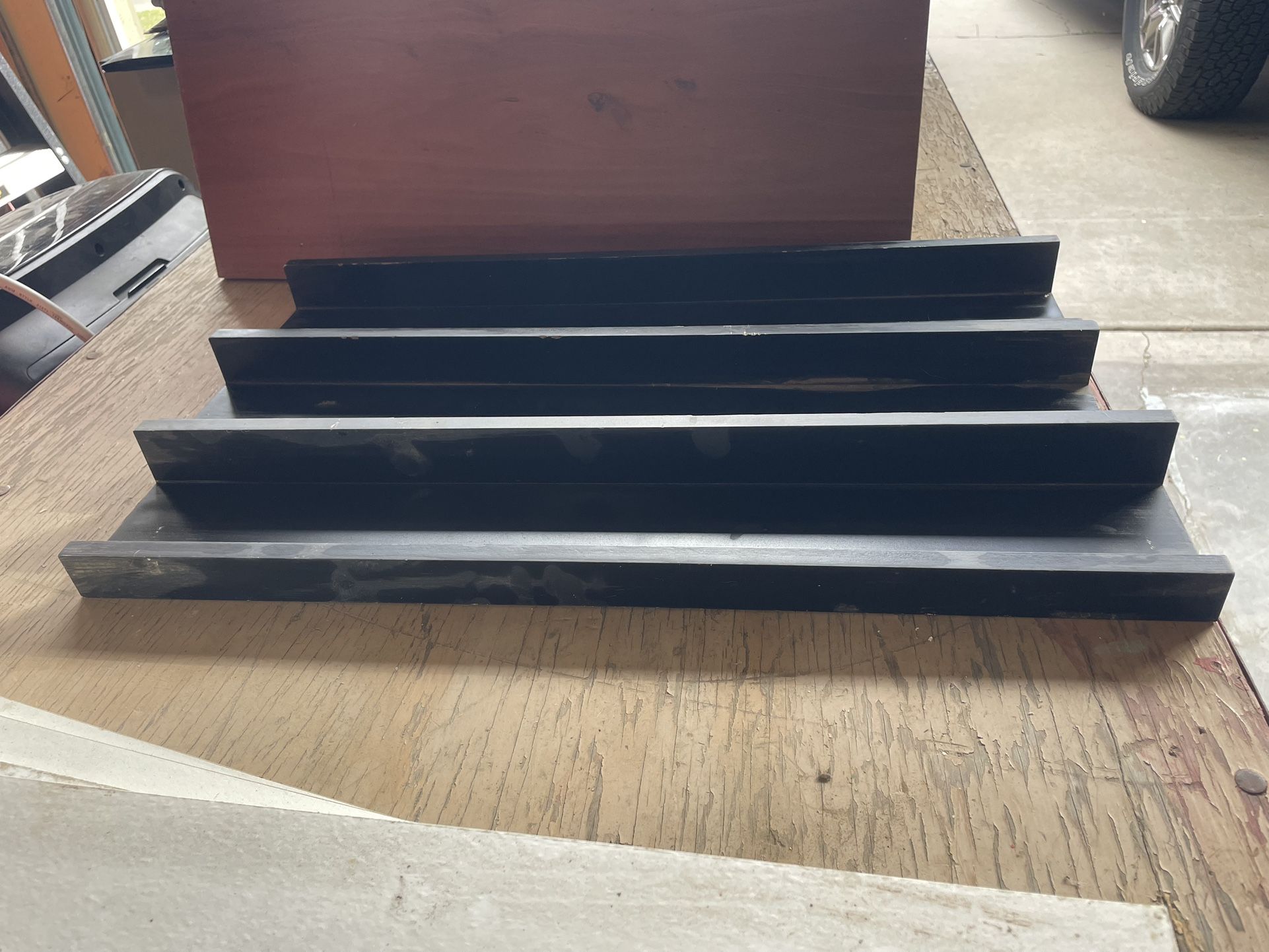 Black Floating Shelves