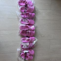 Pink Affordable Crocs 