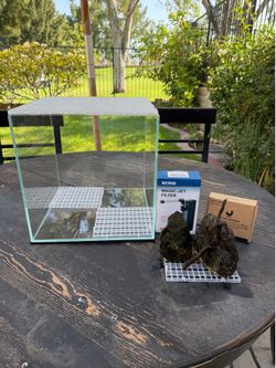 New UNS rimless tank with plants and pump