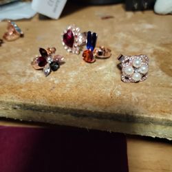 Set Of Four Adjustable Coutume Rings