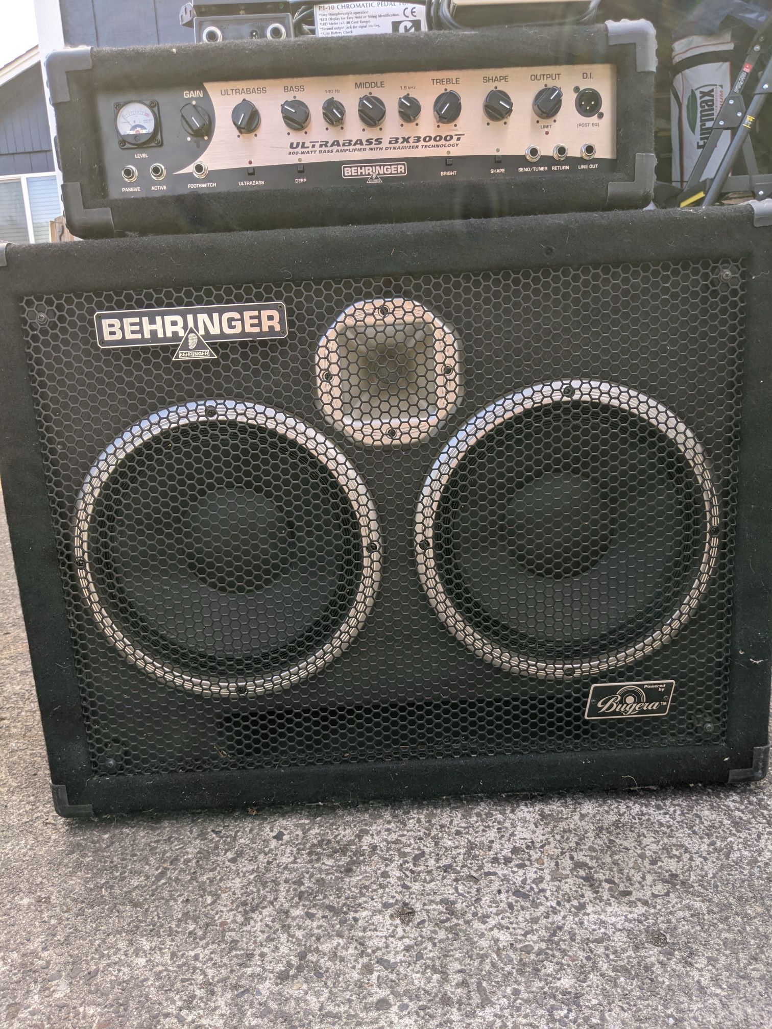 Behringer Bass Cab And Bass Head