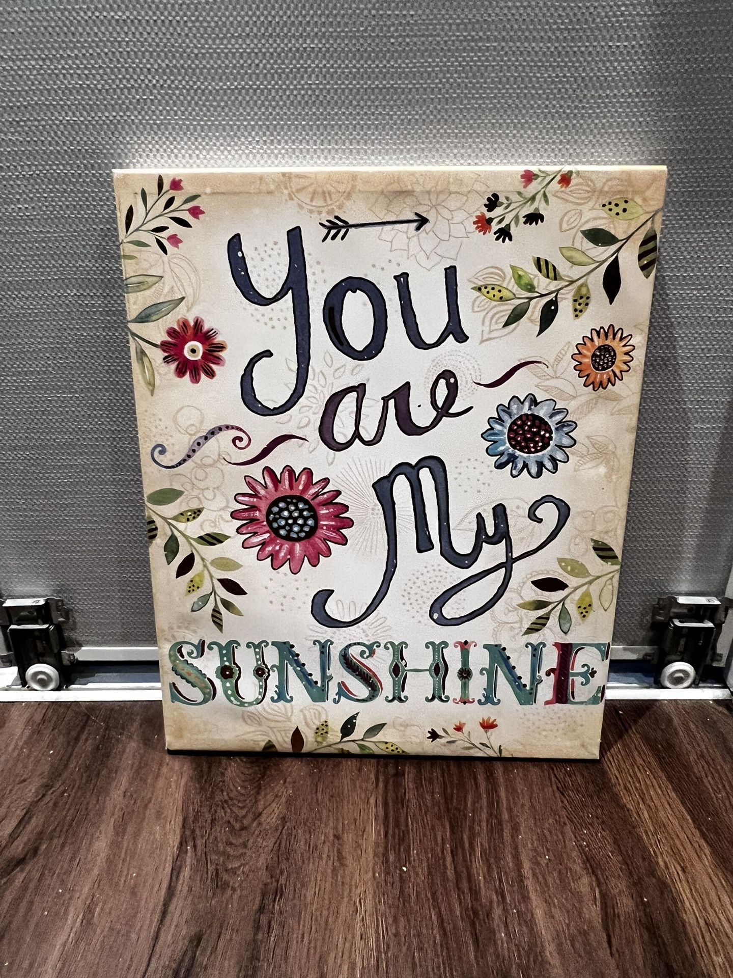 Canvas print You Are My Sunshine. Girls Decor