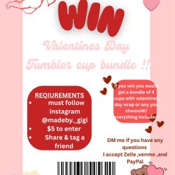 Raffle For Tumbler Cups