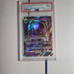 2017 Pokemon Promos Legends Aloha Tins BSP Lunala GX FA #SM17 PSA 9 Mint