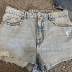 Denim shorts