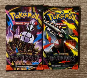 2 Sealed Pitch Black Booster Packs