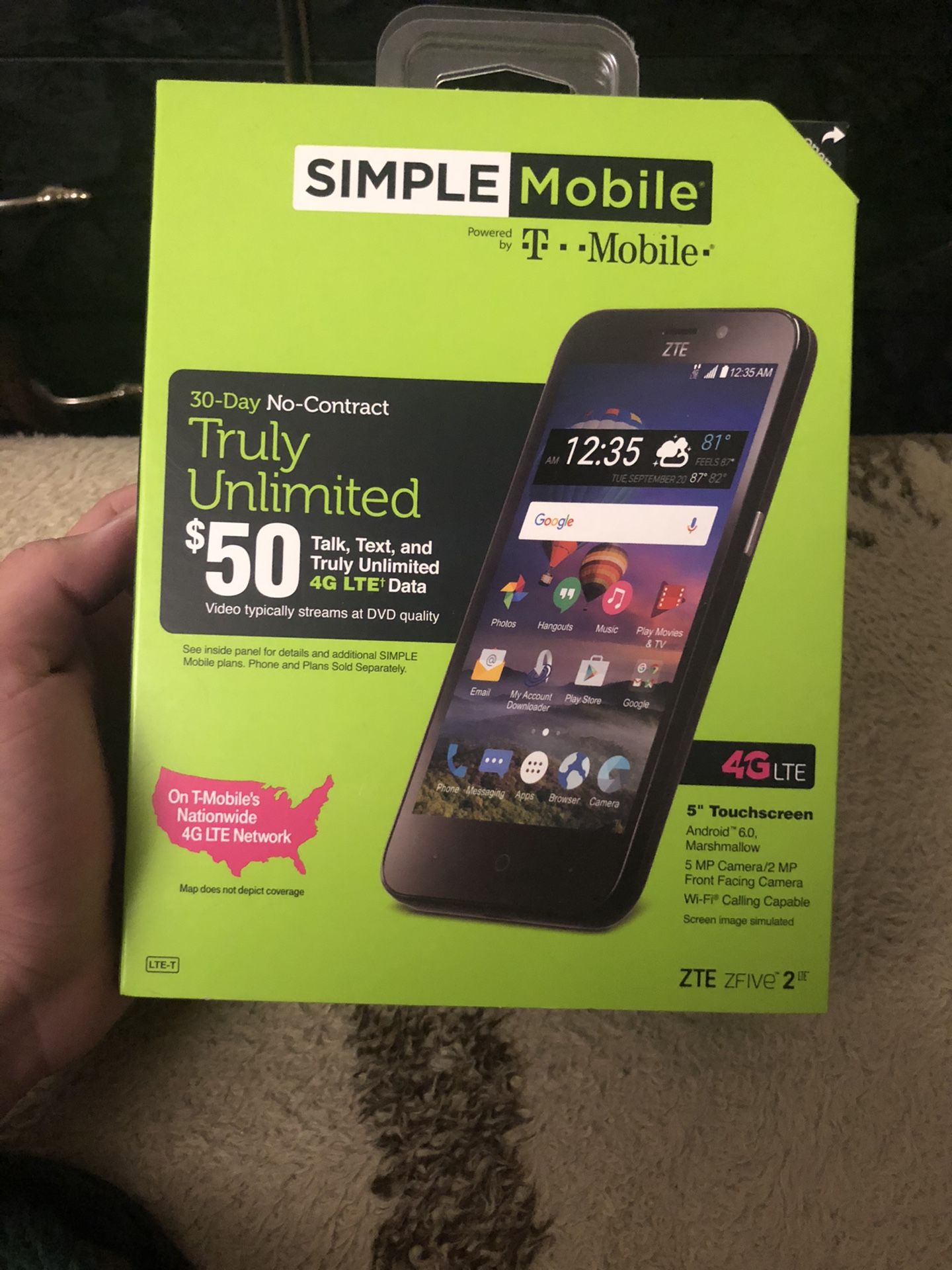 Zte zfive 2 Simple Mobile
