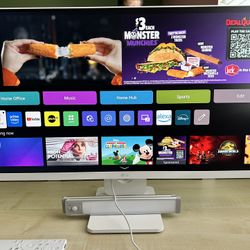 LG 27 Inches IPS,  FHD , 100Hz Refresh Rate, Smart Monitor With Remote