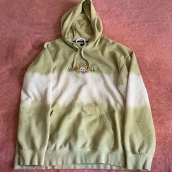  VANS 1966 Have a Vanstastic Day Dafodil Cream Long Sleeve Hoodie Size XXL