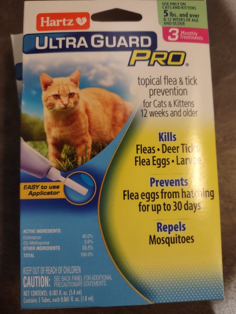 flea & tick medication CATS ONLY