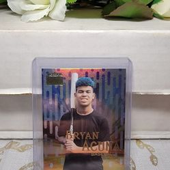 Bryan Acuna Skybox Baseball Card 