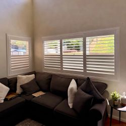 Factory Direct Custom Wood Plantation Shutters - 100% Real Hardwood Interior Window Coverings - Custom Paint, Stains & Expert Local Install