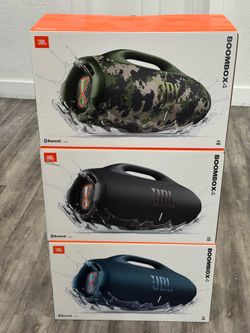 JBL BOOMBOX 4 - NUEVA SELLADA EN CAJA - ¡LA MÁS POTENTE! La bestia de JBL. 100% Original, nueva sellada. Potencia brutal de 210W RMS con JBL Pro Sound