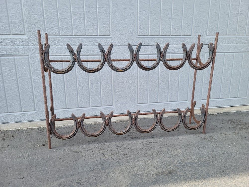 Horse Shoe Boot Rack