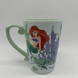 Disney Store The Little Mermaid Princess Ariel Jewel of the Seas 14 Oz Cup Mug