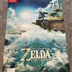Legend Of Zelda Tears Of The Kingdom Game Poster