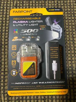 Farpoint Rechargeable Plasma Lighter and Utility Light
