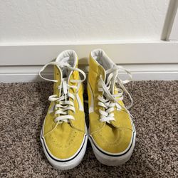 yellow women’s vans