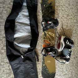 Vintage Burton Snowboard Package 
