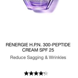 RÉNERGIE H.P.N. 300-PEPTIDE CREAM SPF 25