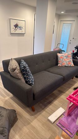 Gray sofa