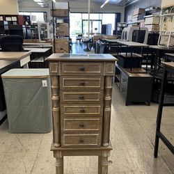 ACME Taline Jewelry Armoire - Weathered Oak