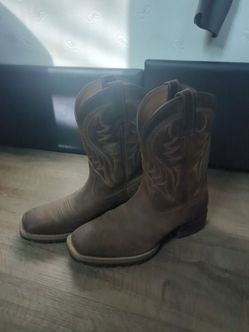 Brown Leather Western Cowboy Boots