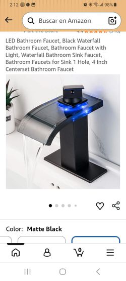 WATERFALL GLASS FAUCET