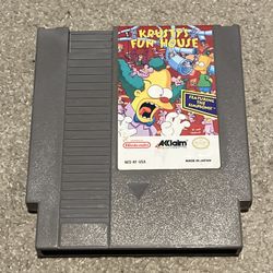 Krusty's Fun House Nintendo NES Video Game Cartridge Only - Tested