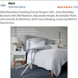 Halo bassiNest Soothing Swivel Sleeper 3.0S 
