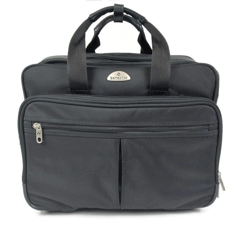 Samsonite Rear Wheeled Notebook Computer Business Case With Lock And Keys