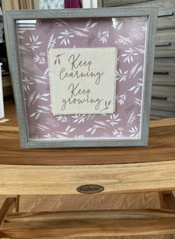 Keep Learning Keep Growing Wall Art 