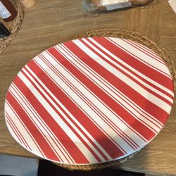 Candy Cane Platter