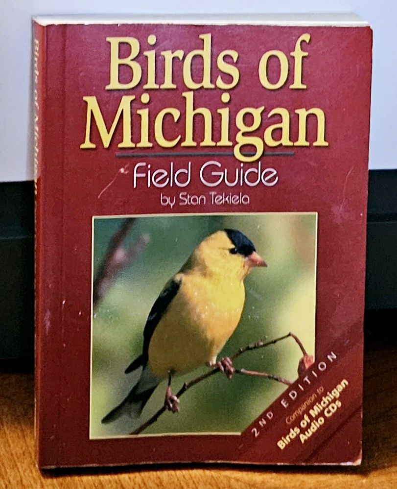 Birds of Michigan Field Guide by Stan Tekiela 2nd Edition - Red Cover