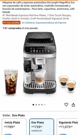 Máquina de café y espresso automática De'Longhi Magnifica Evo