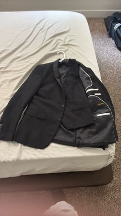 black jacket and vest      size:small