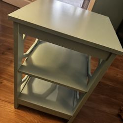 Turquoise End Table - Wayfair - Gently Used