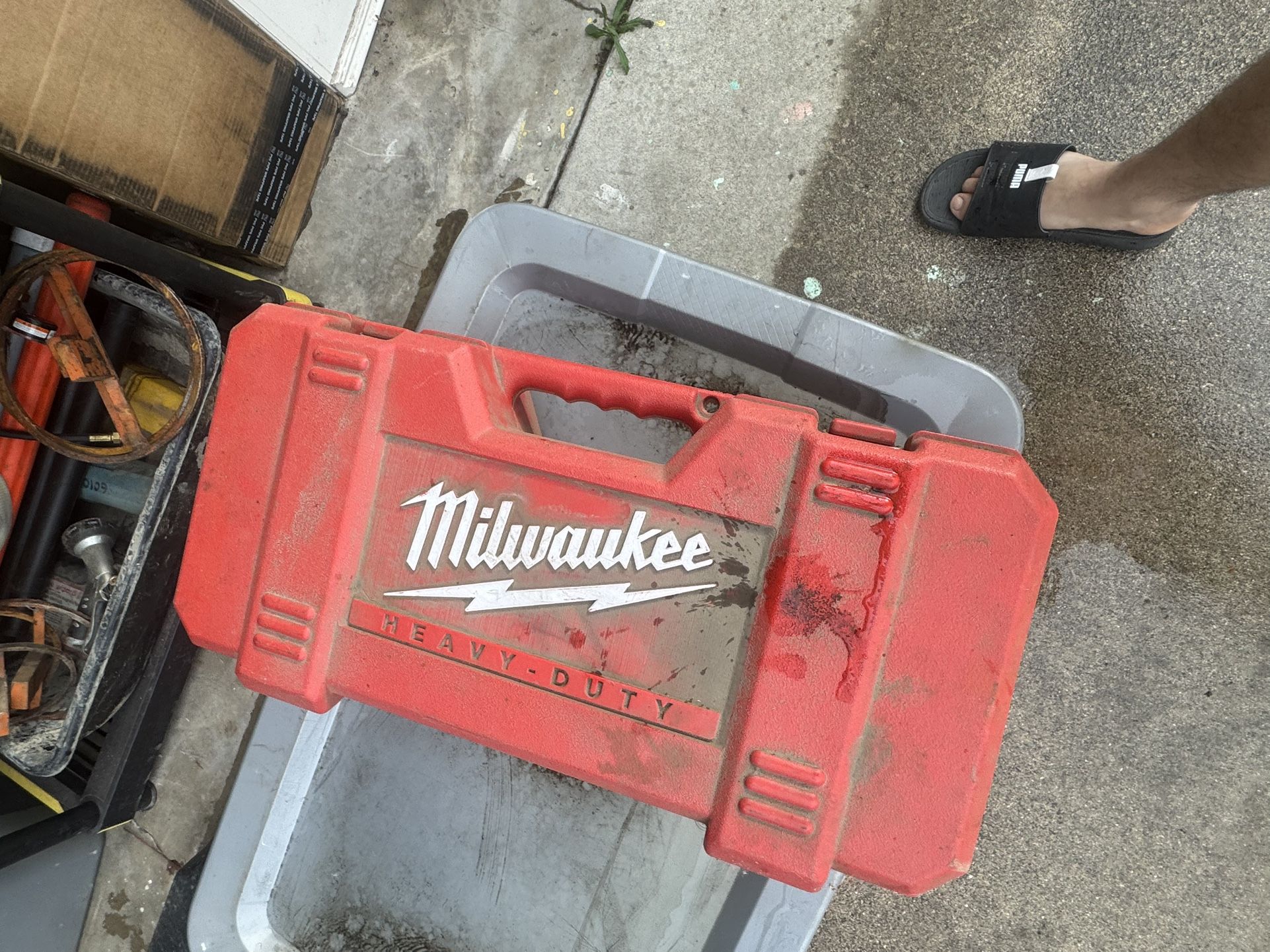 Corded Milwaukee Sawzall With Case