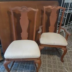 DINING ROOM TABLE and 8 CHAIRS