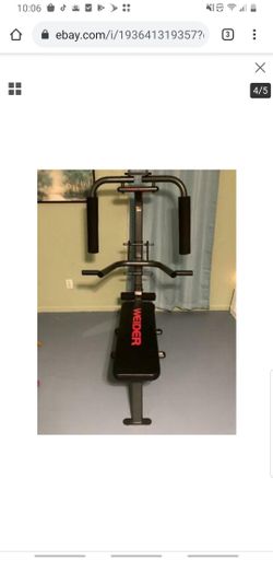 Weider home gym it's like new,