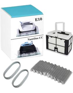 Premium Maintenance Kit Compatible with Dolphin Proteus DX5i,E50,Quantum - Tire Belt & Filter Basket Set (Proteus DX5i,E50,Quantum) Brand new, yours f