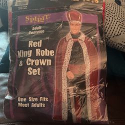 Red king robe Halloween 